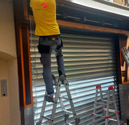 installation grille métallique