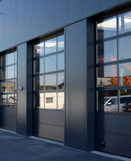 sécurité installations portes sectionnelles