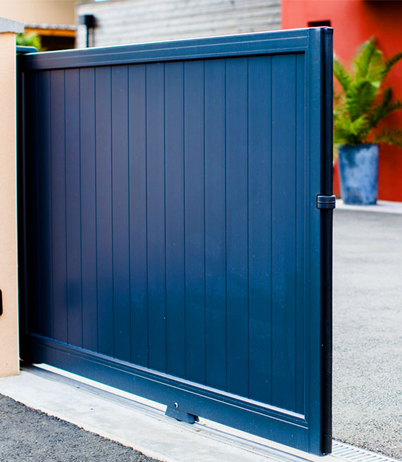 Installation portail coulissant rapide