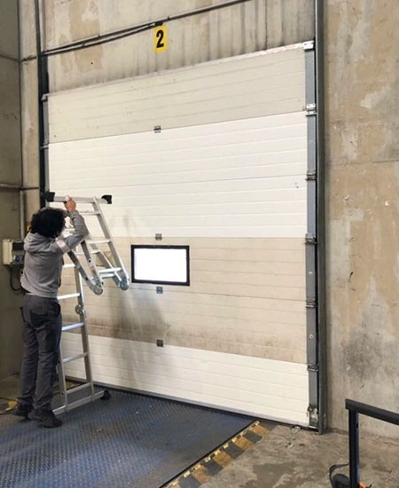 Installation de Portes Sectionnelles