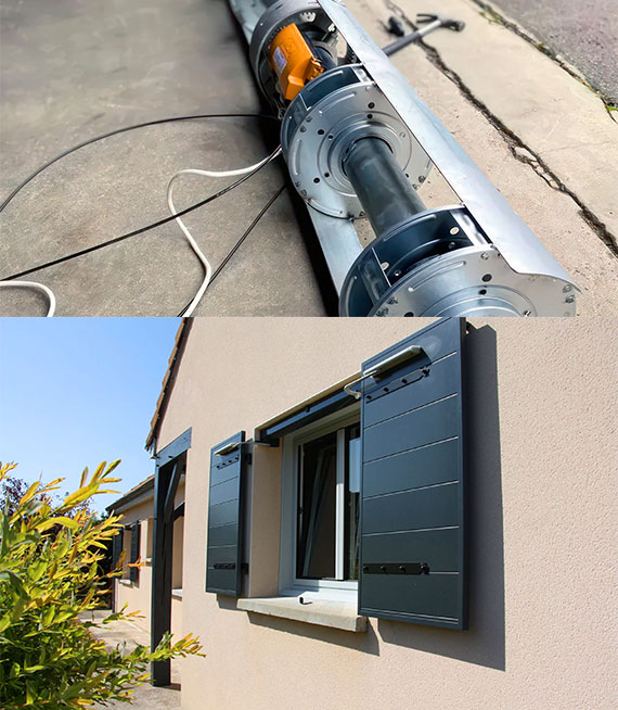 Motorisation électrique pour portes et volets