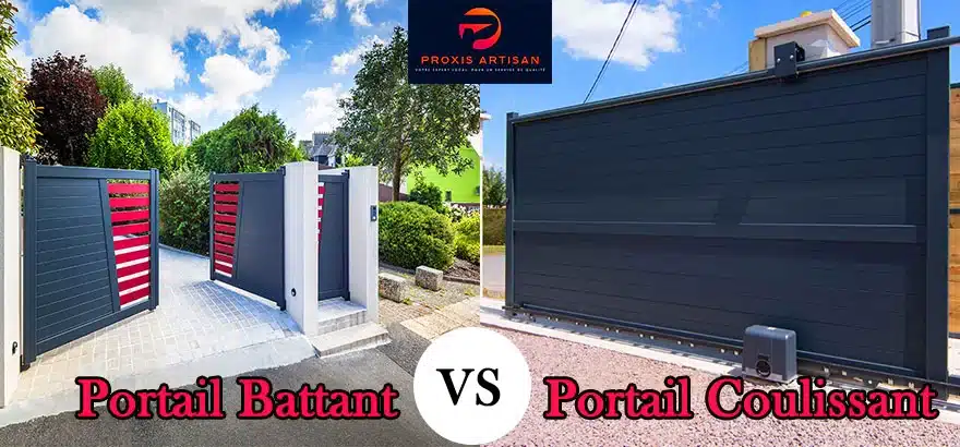 Portail battant ou coulissant