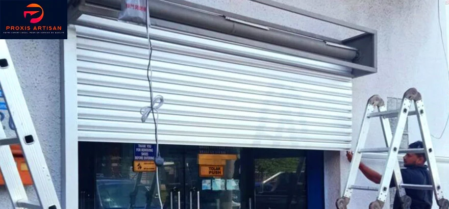 Interventiond'urgence de rideaux métalliques dans le 20ème arrondissement de Paris