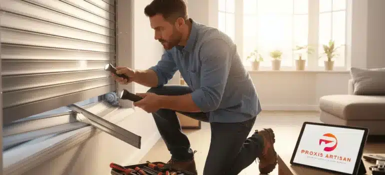 Volet roulant bloqué