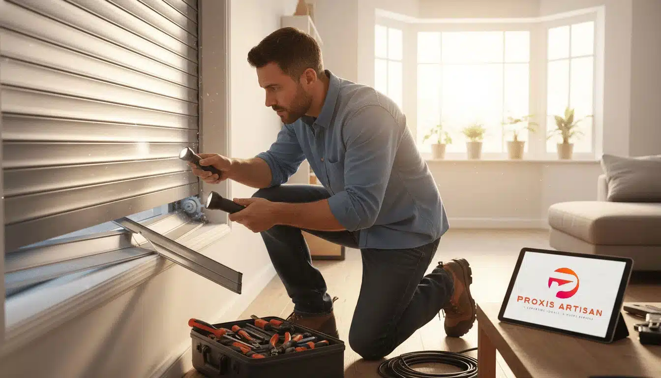 Volet roulant bloqué