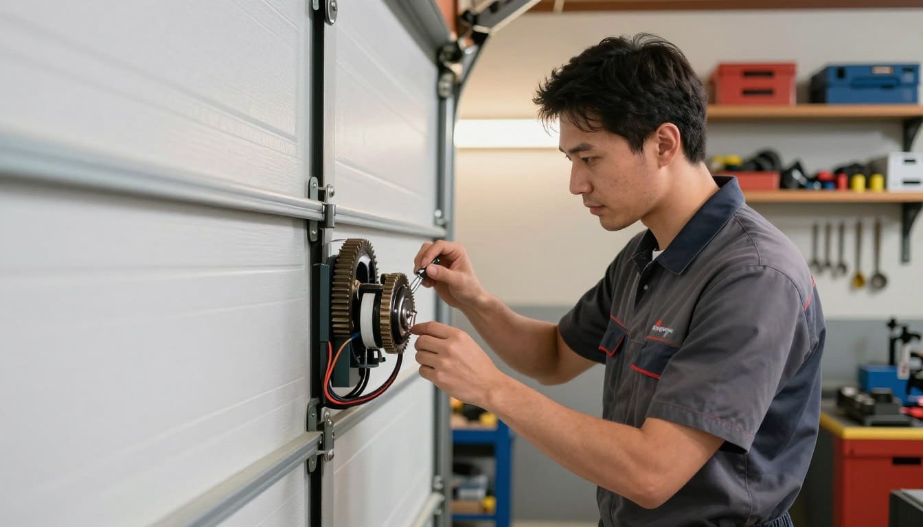 porte de garage en panne